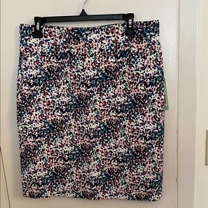 Margaret M Colorful Patterned Pencil Skirt